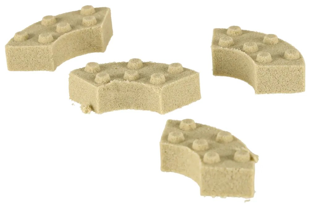 KIK Detská súprava do piesku HRAD 750 g – kreatívny set s príslušenstvom, náradím 3+