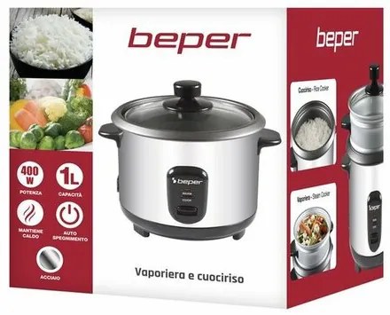 Beper 90550 parný varič a ryžovar 1 l