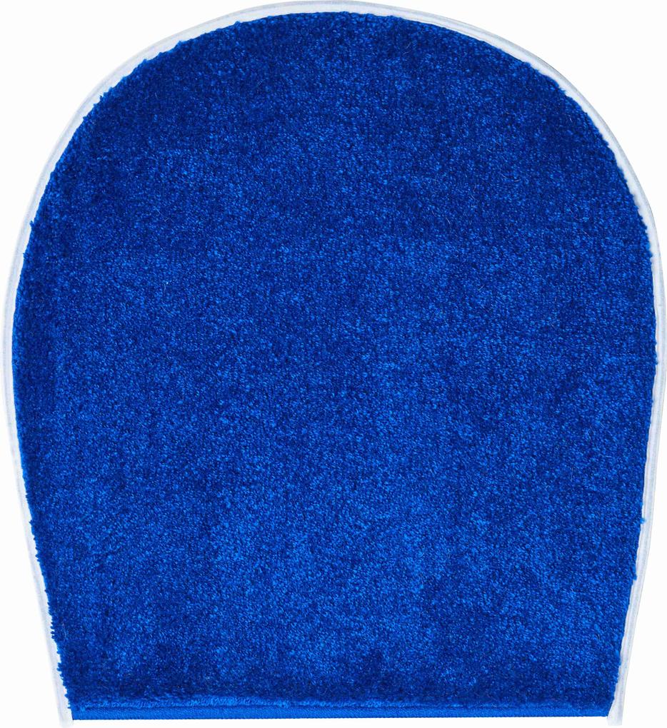 GRUND Kúpeľňová predložka RIALTO modrá Rozmer: 47x50 cm - na víko od WC nebo jako podsedák na židli