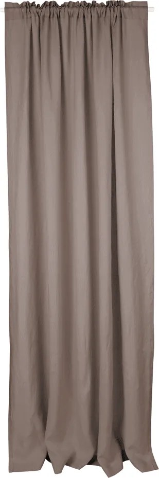 Ľanový záves kokosovo hnedá 140/300 cm 160 cm