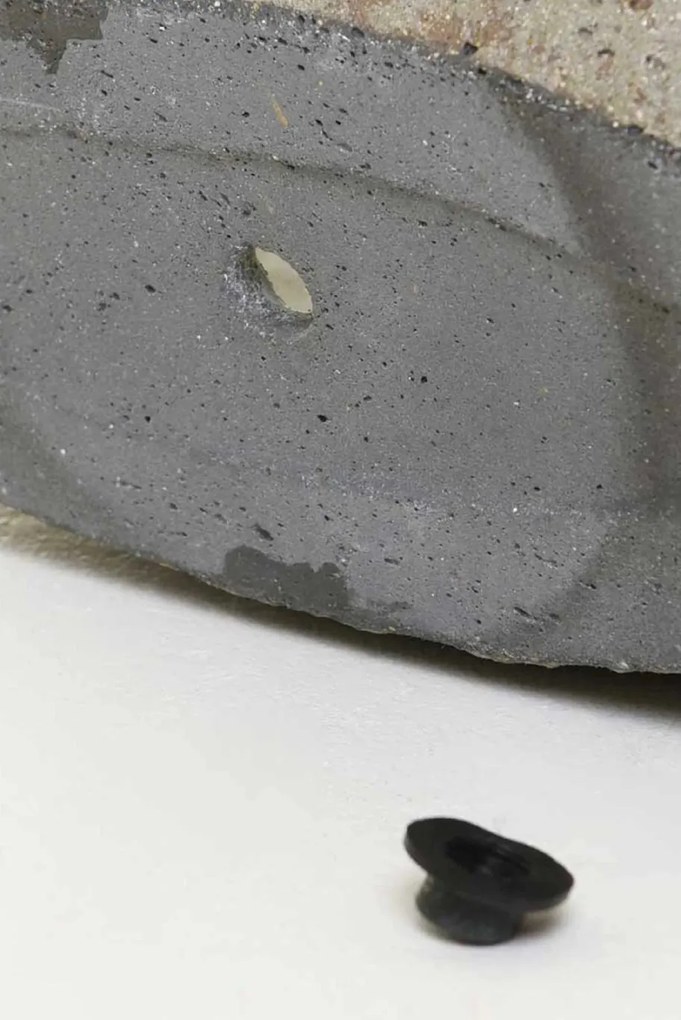 Moderný kvetináč BRIGATA, vláknocement, 36x22 cm, sivý