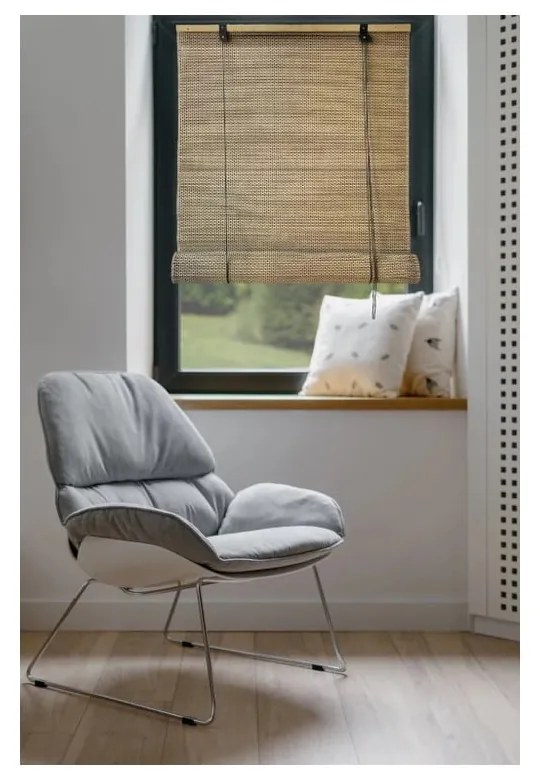Bambusová roleta v prírodnej farbe 60x160 cm Lyra – Gardinia