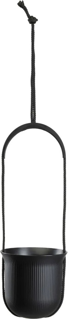 Závesný kvetináč AERA HANG 17,9 cm čierny
