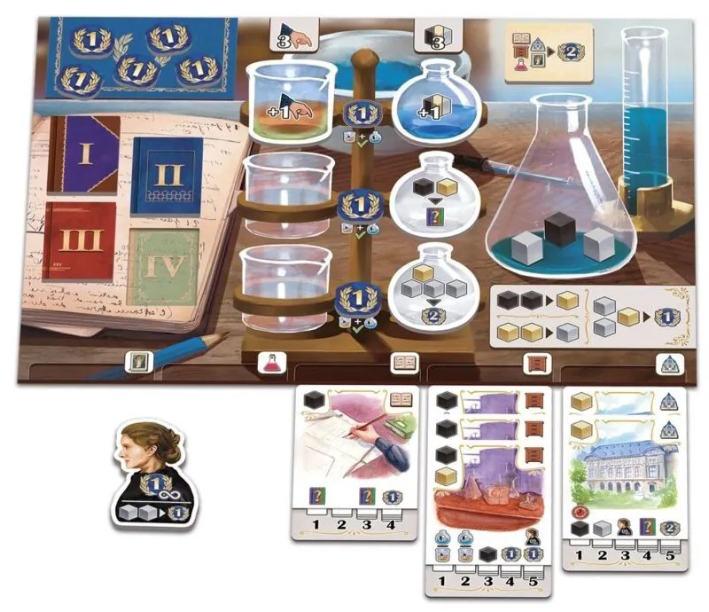 Dino Toys Po stopách Marie Curie Rodinná hra