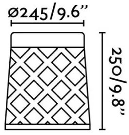 FARO 72311 - LED Vonkajšia lampa SHADOW LED/10W/230V IP65