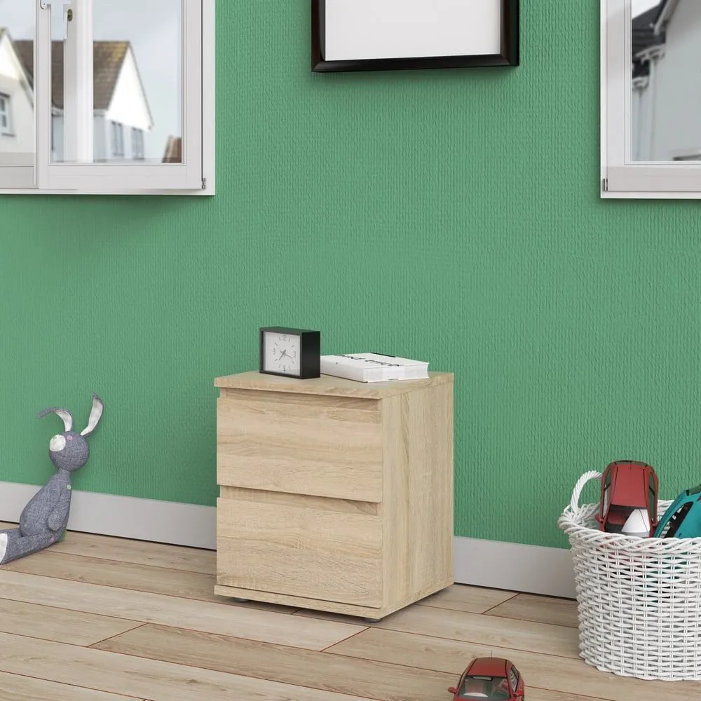 Nočný stolík v dubovom dekore Tvilum Nova