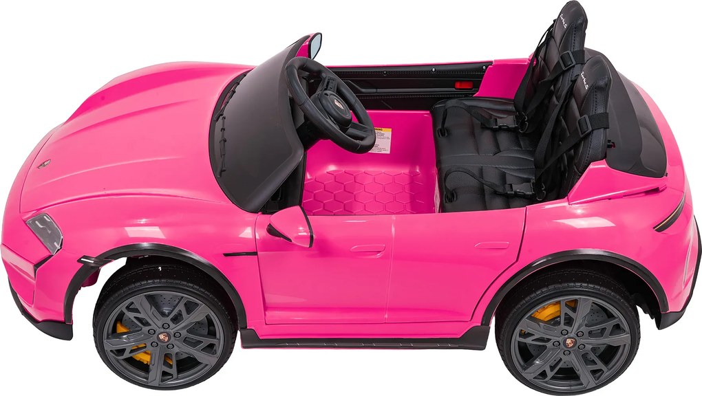 Ramiz Porsche Taycan Turbo S vozidlo Ružová