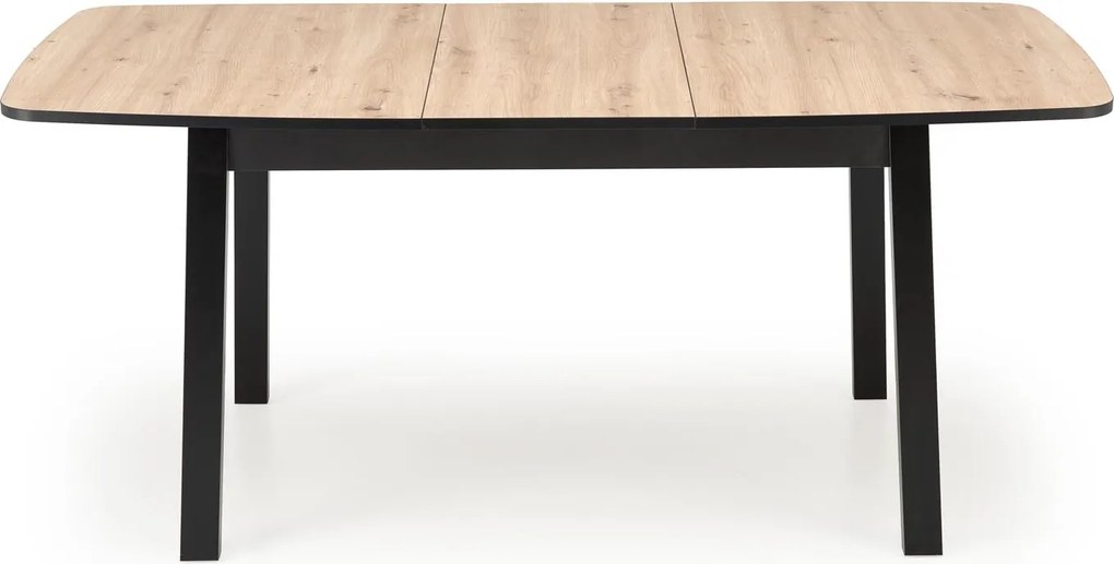 Rozkladací jedálenský stôl Barril 130/170 cm dub artisan/čierny