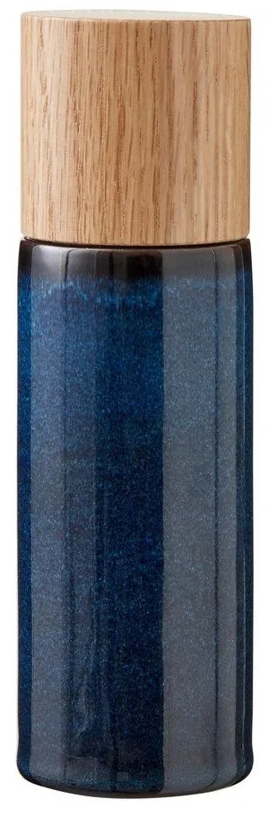 Tmavomodrá keramická súprava mlynčekov na korenie a soľ 2 ks Gastro Blue – Bitz