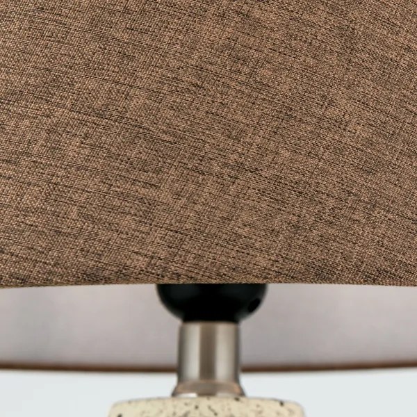 Orion LA 4-1228 - Stolná lampa MASAI 1xE27/40W/230V keramika hnedá/béžová