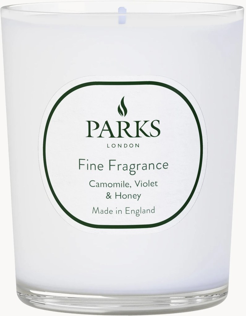 Ručne vyrobená vonná sviečka Fine Fragrance (Camomile, Violet & Honey)
