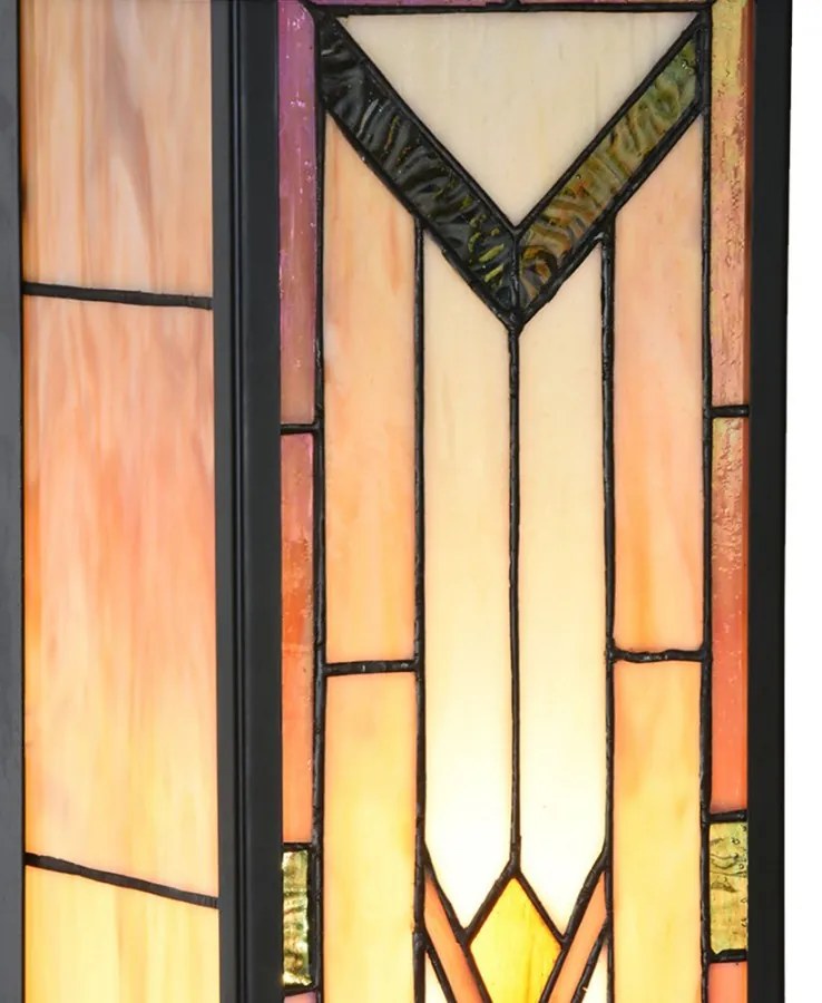 Nástenná Tiffany lampa PRISM ACRUX 40*16