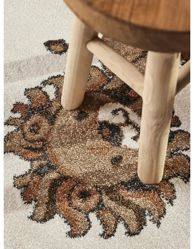 Krémový detský koberec ø160 cm Roar like a Lion – Villeroy&amp;Boch