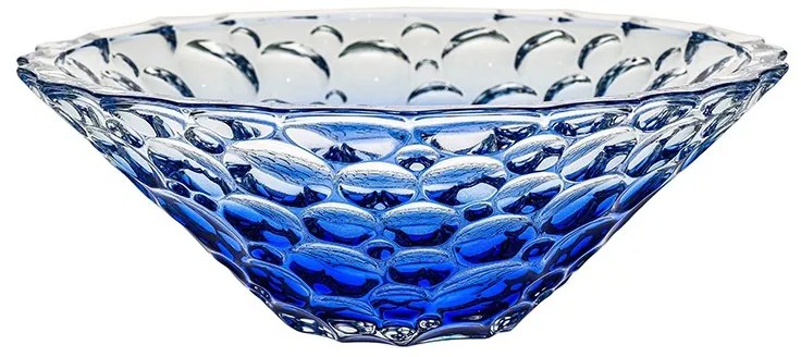 KRIŠTÁĽOVÁ MISA BOHEMIA JIHLAVA LISBOA OMBRE BLUE 300MM