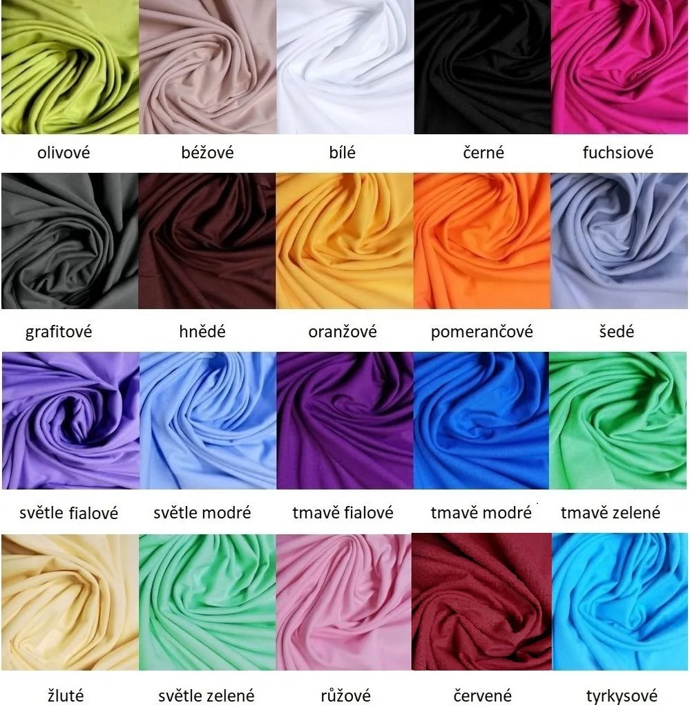 Bavlnené prestieradlo 200x80 cm - fuchsiovej