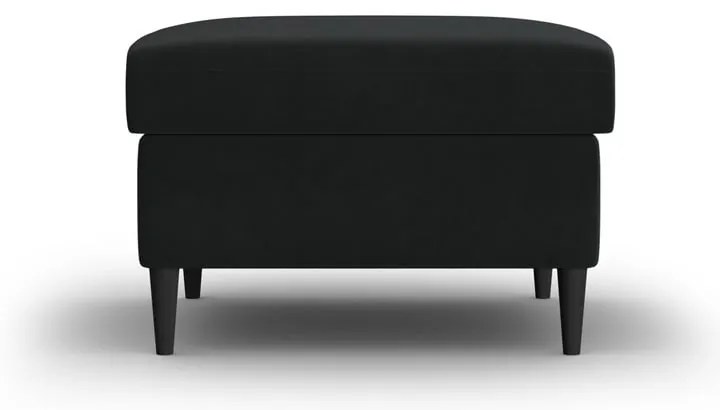 Čierna zamatová podnožka Kyoto – Cosmopolitan Design