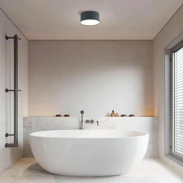 Brilagi - LED kúpeľňové stropné svietidlo FORIS LED/14W/230V priemer 12 cm antracit IP44