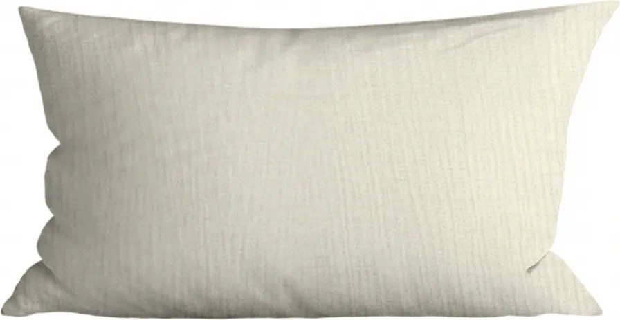 Mušelínová obliečka na vankúš PURELY 40x80 cm, krémová