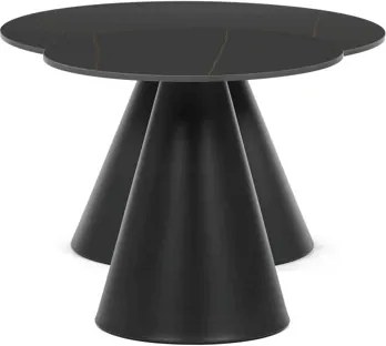 Autronic BONTEC Konferenčný stolík 70x70x41cm, keramika, mramor, CT-F4118 BK Farba: Béžová