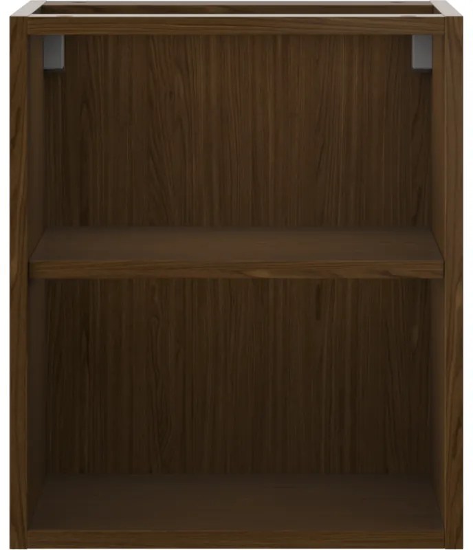 Mexen Box-A, otvorená skrinka s policou 40 cm, orech, 91AX2-0400-470-0-86