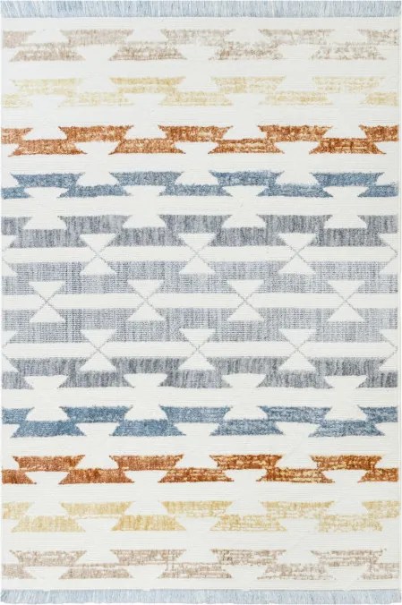 Koberec BROADWAY C0784 biely / žltý / krémový