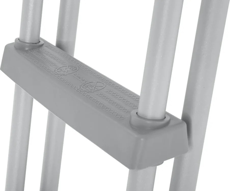 Bazénový rebrík Bestway 132 cm - bezpečný, protišmykový, kovový 58332