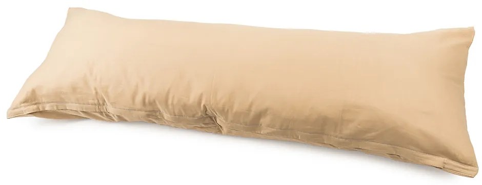 4home obliečka na Relaxačný vankúš Náhradný manžel béžová, 50 x 150 cm