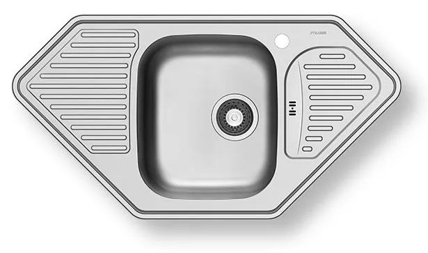 Pyramis 108760801 - Kuchynský drez MEDUSA CORNER 95x50 cm