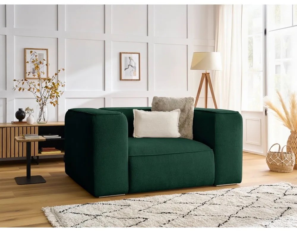 Tmavozelené kreslo Zephyr – Bobochic Paris