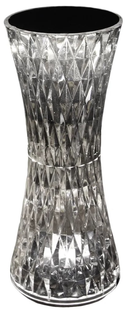 EUlight Stolná lampa Tower, 1x transparentné PVC tienidlo, RGB