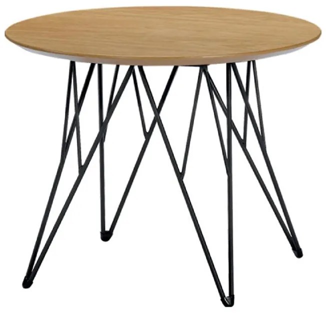 Konferenčný stolík Tore 1544-S prírodný/čierna