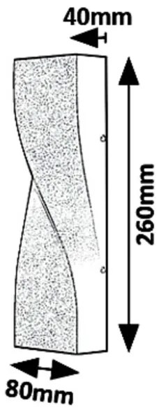 Rabalux 8154 - LED Vonkajšie nástenné svietidlo FOLLINA LED/11W/230V IP65