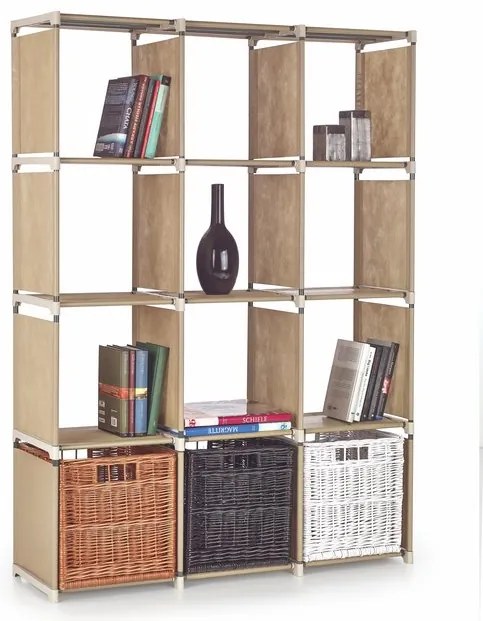 Variabilné dizajnový úložný regál Meteor