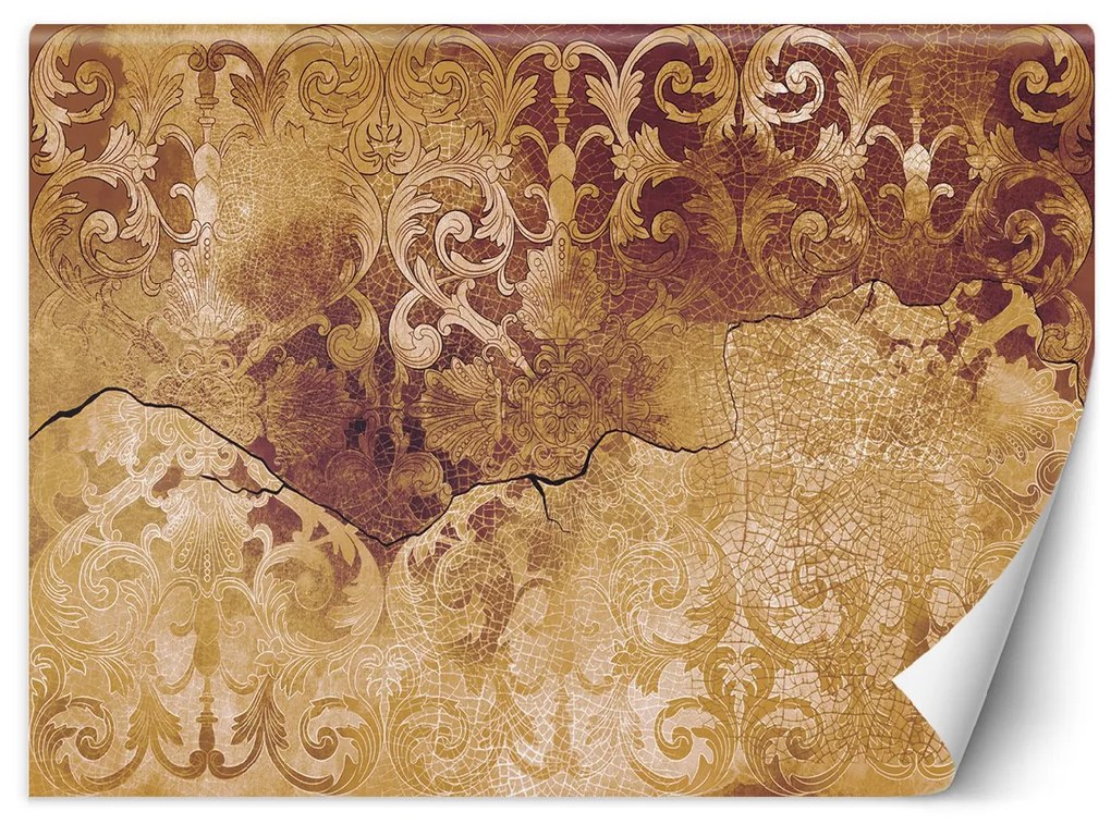 Gario Fototapeta Zlaté vintage ornamenty Materiál: Vliesová, Rozmery: 200 x 140 cm