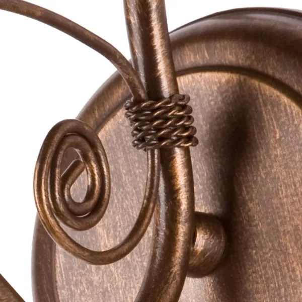 Brilagi - LED Nástenné svietidlo ANTICO 1xE27/60W/230V bronz patina