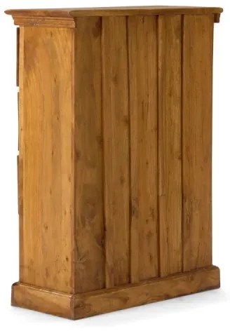 furniture-nabytek.cz - Masívna komoda Texas z akácie, lakovaná, prírodná – 58×25×82 cm