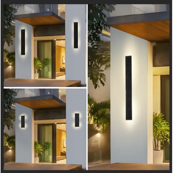 Brilagi - LED solárne nástenné svietidlo SUN LED/2,5W/230V 30 cm 2000 mAh IP44