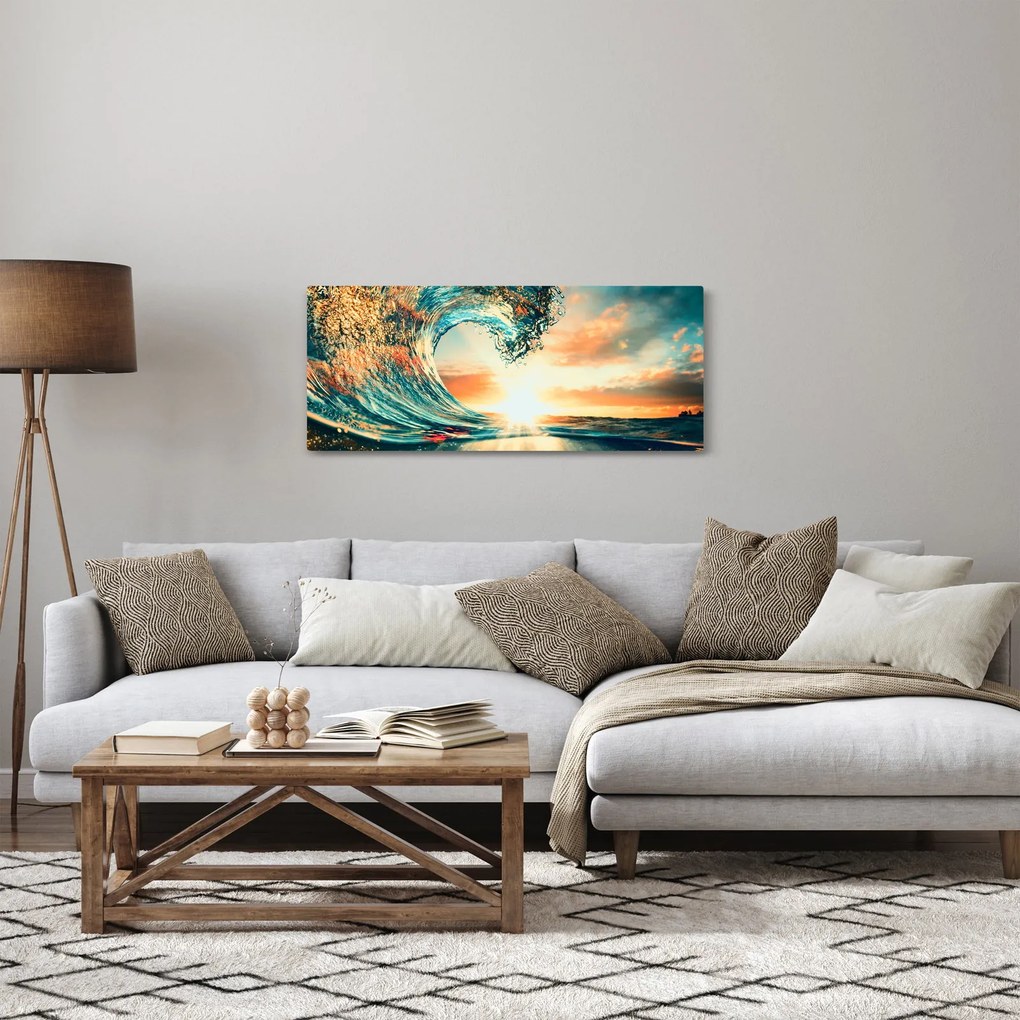 Obraz - Vlna (120x50 cm)