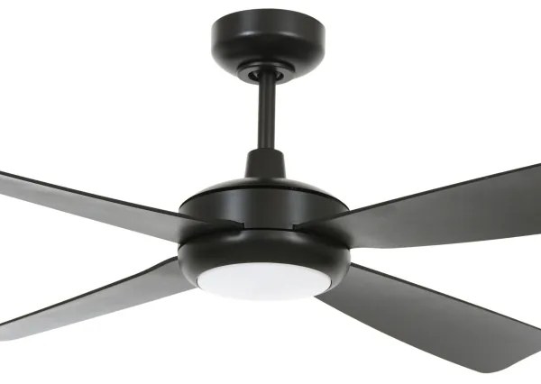 Lucci air 213303- LED Stmievateľný ventilátor SLIPSTREAM 1xGX53/12W/230V čierna+DO