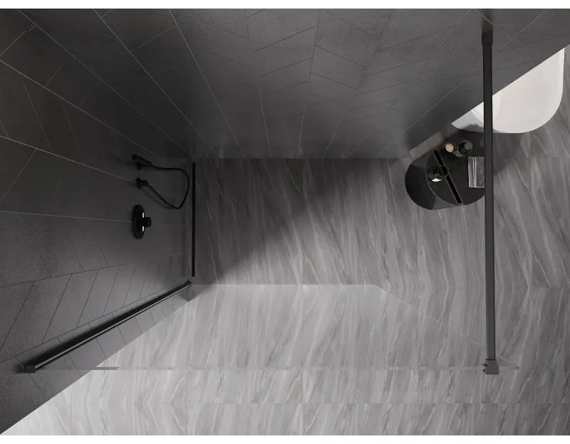 Mexen, Mexen Kioto-X sprchová stena 70 x 200 cm, priehľadná 10 mm, pištoľový kov - 800-070-101-95-00-X