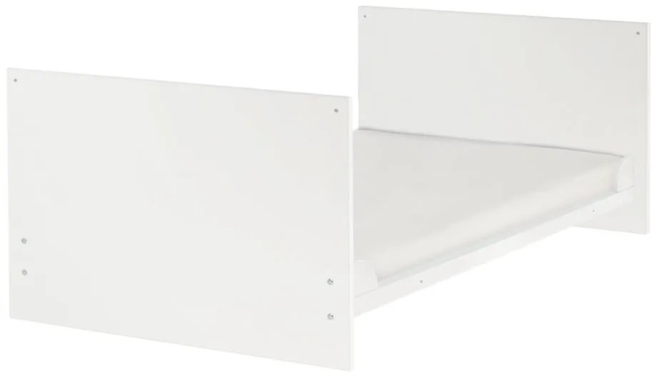 Biela postieľka s nastaviteľnou výškou 70x140 cm Anton – Roba
