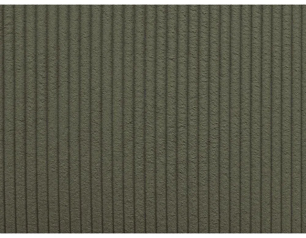 Svetlozelený menčestrový modul pohovky (pravý roh) Nihad modular – Bobochic Paris