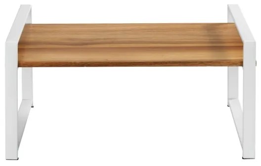 WENKO 53027100 - Polica LOUISA 40x20 cm biela/hnedá