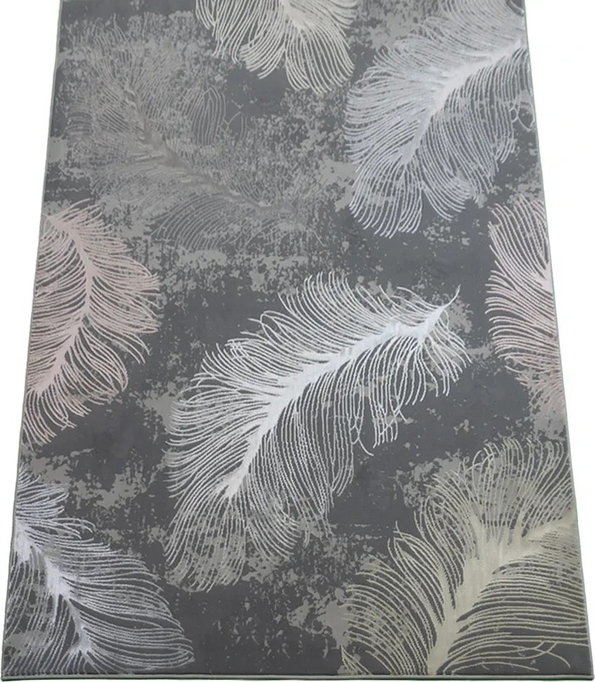 BE Koberec Allianz 6304 GREY – sivý obdĺžnikový Rozmer: 200x290 cm