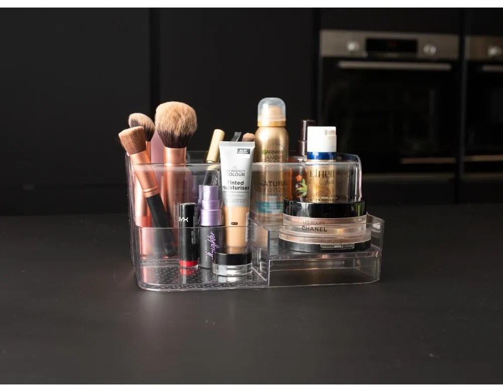 Plastový kúpeľňový organizér na kozmetiku – Addis