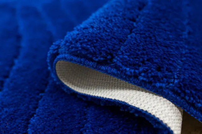 Kúpeľňový koberček Sara modrý, vlny