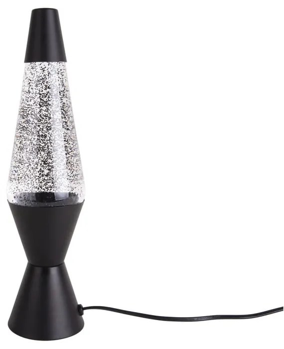 Čierna stolová lampa Leitmotiv Glitter