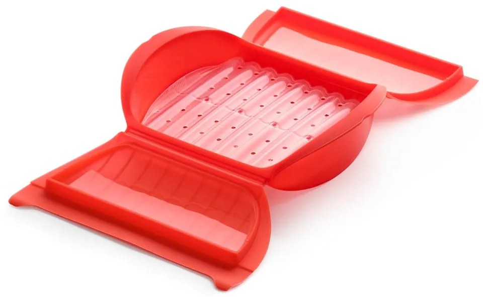 Silikónová nádoba na varenie v pare – Lékué