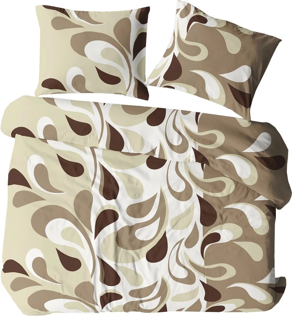 KREPOVÉ OBLIEČKY KORALOVE 200X220 CM, 2KS 70X80 CM VZOROVANÉ