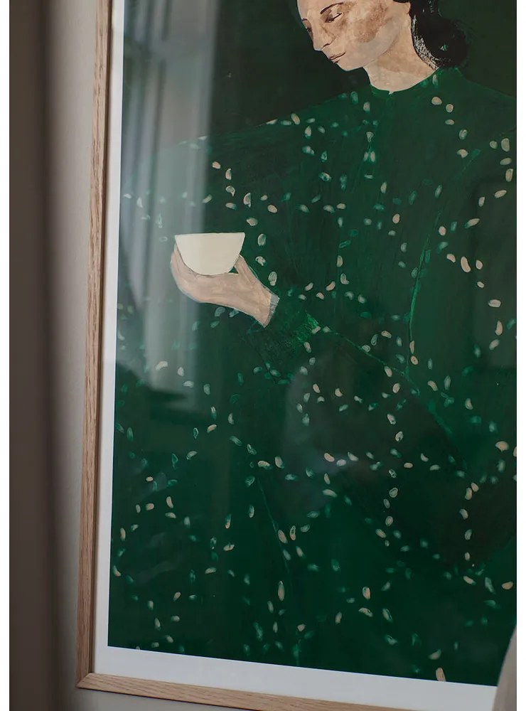 The Poster Club Plagát Coffee Alone At Place De Clichy by Sofia Lind 50x70 cm